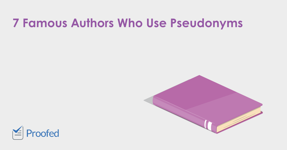 What Are Pseudonyms and Why Do Writers Use Them?