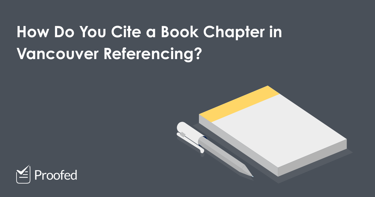 How To Cite A Chapter From An Edited Book In Vancouver Referencing
