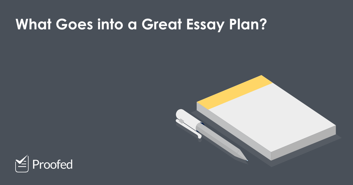 good essay plan