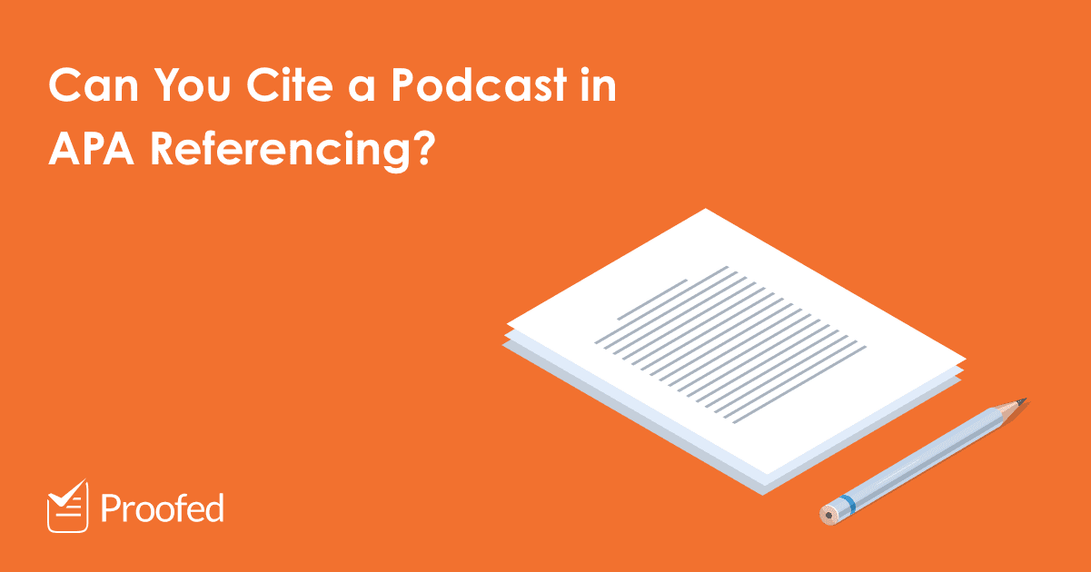 apa citation in text podcast